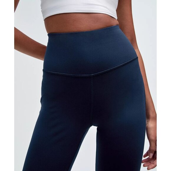 Groove Nulu Super-High-Rise Flared Pant 32.5" - True Navy - Picture 3 of 6